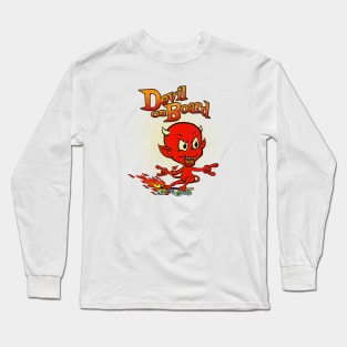 Skateboard "Devil on Board" Long Sleeve T-Shirt